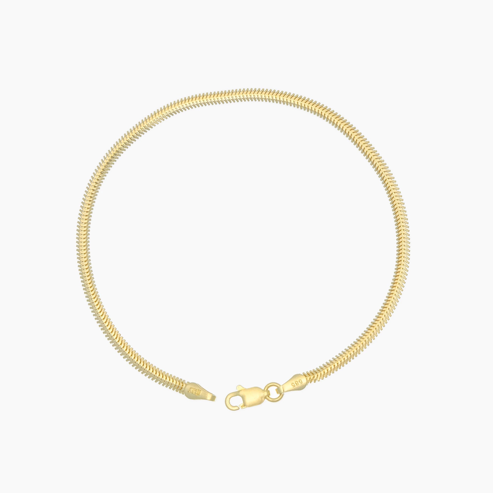 Herringbone Goldarmband - 14k