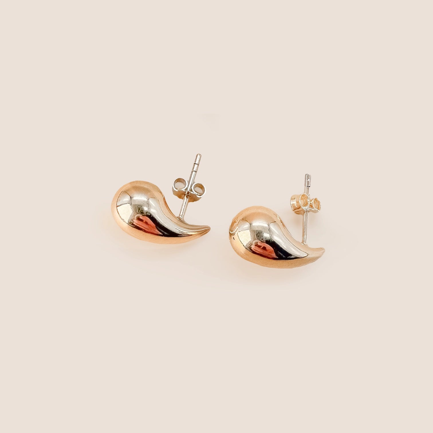 Anadolu Juweliere Drop-Goldohrringe aus 14 Karat Gold