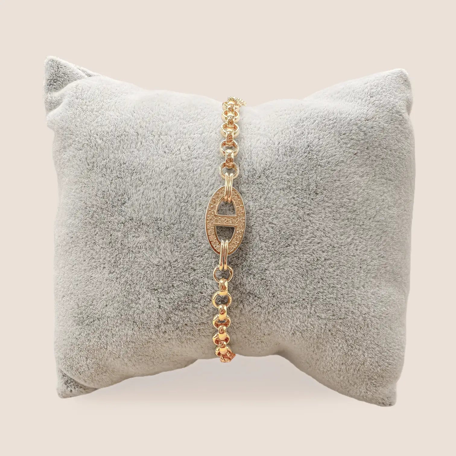 DD Goldarmband aus 14 Karat Gelbgold