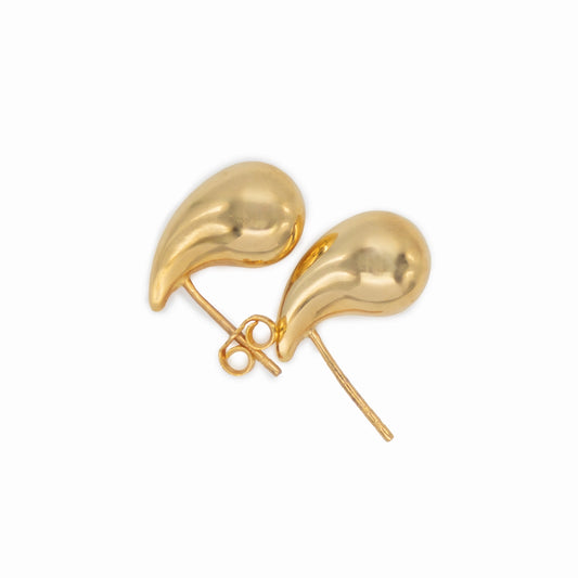 Large Drop Stil Ohrringe aus 22 Karat (916er) Gelbgold im auffälligen Tropfen-Design – glamourös und elegant

