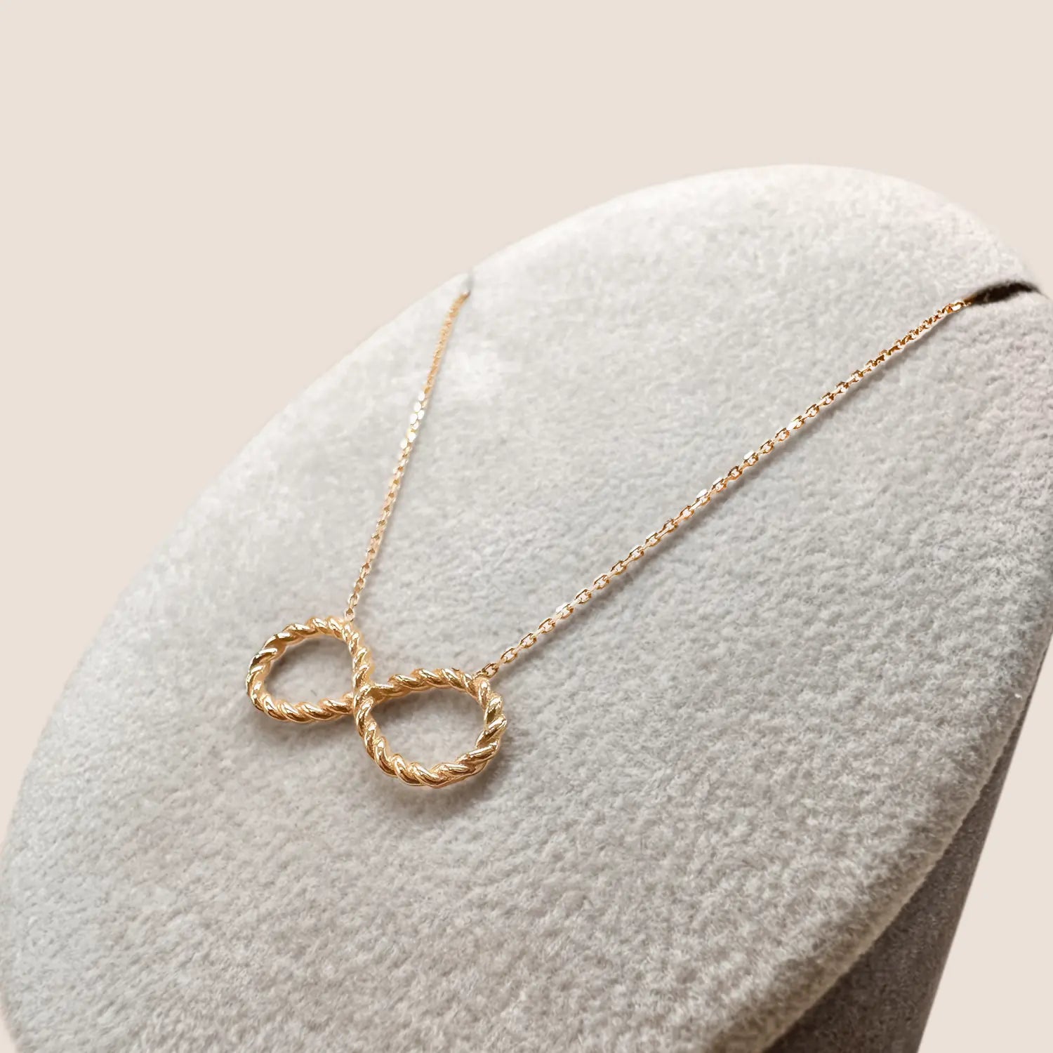 Infinity Goldanhänger - 14 Karat- endlos Goldanhänger - Anadolu Juweliere