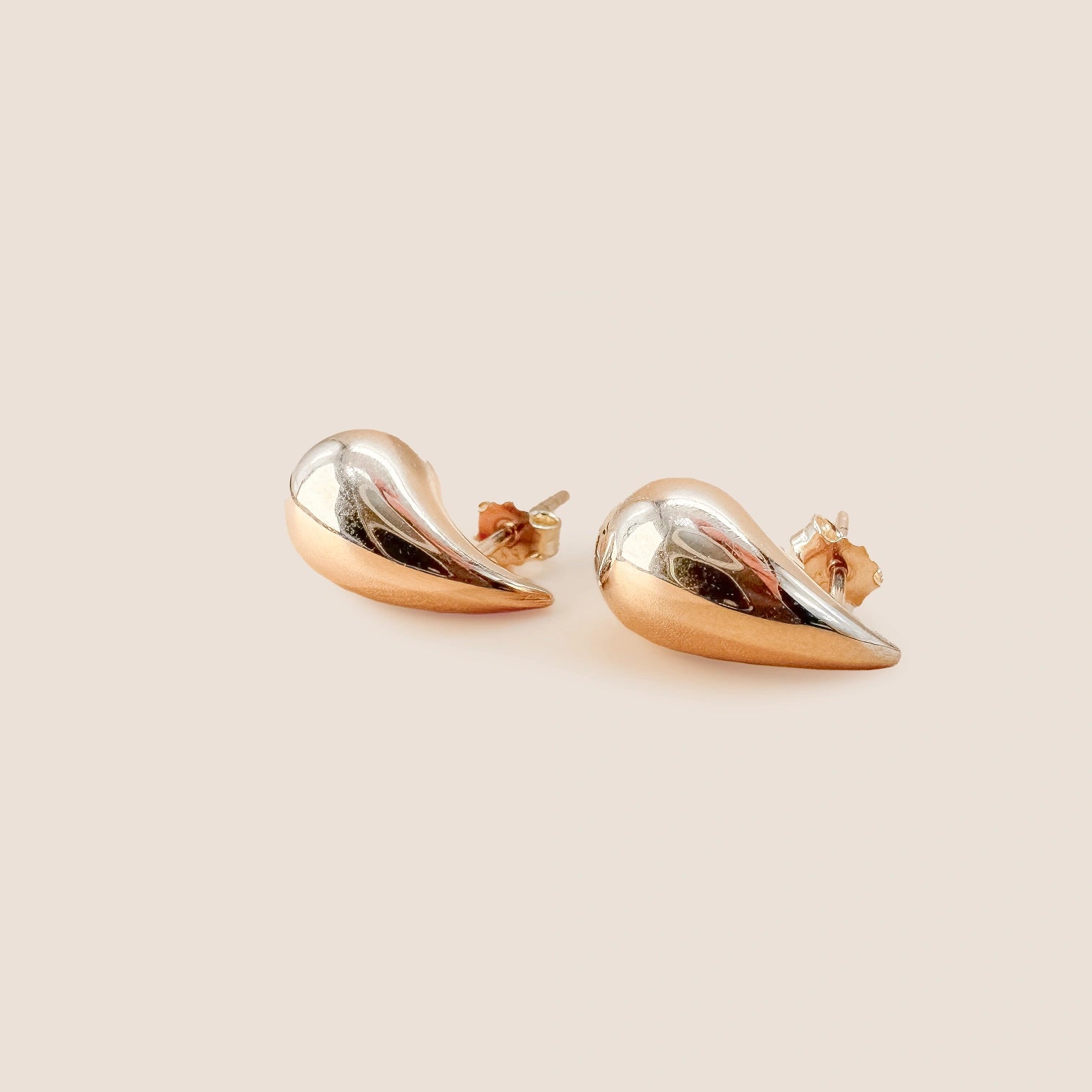 Anadolu Juweliere Drop-Goldohrringe aus 14 Karat Gold